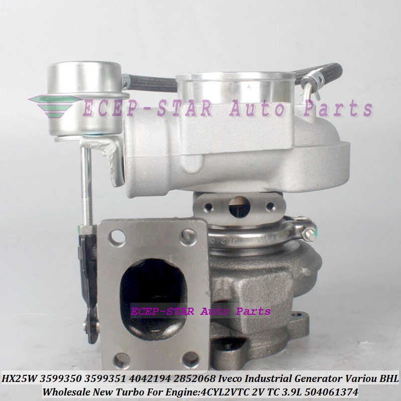 Turbo HX25W 3599350 3599351 2852068 turbocharger for Iveco BHL Industrial Generator Various 4CYL2VTC 2V TC engine 2002-2007