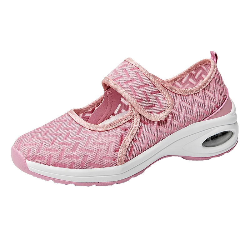 STRONGSHEN-zapatos planos de malla transpirable para mujer, zapatillas informales, Tenis de verano