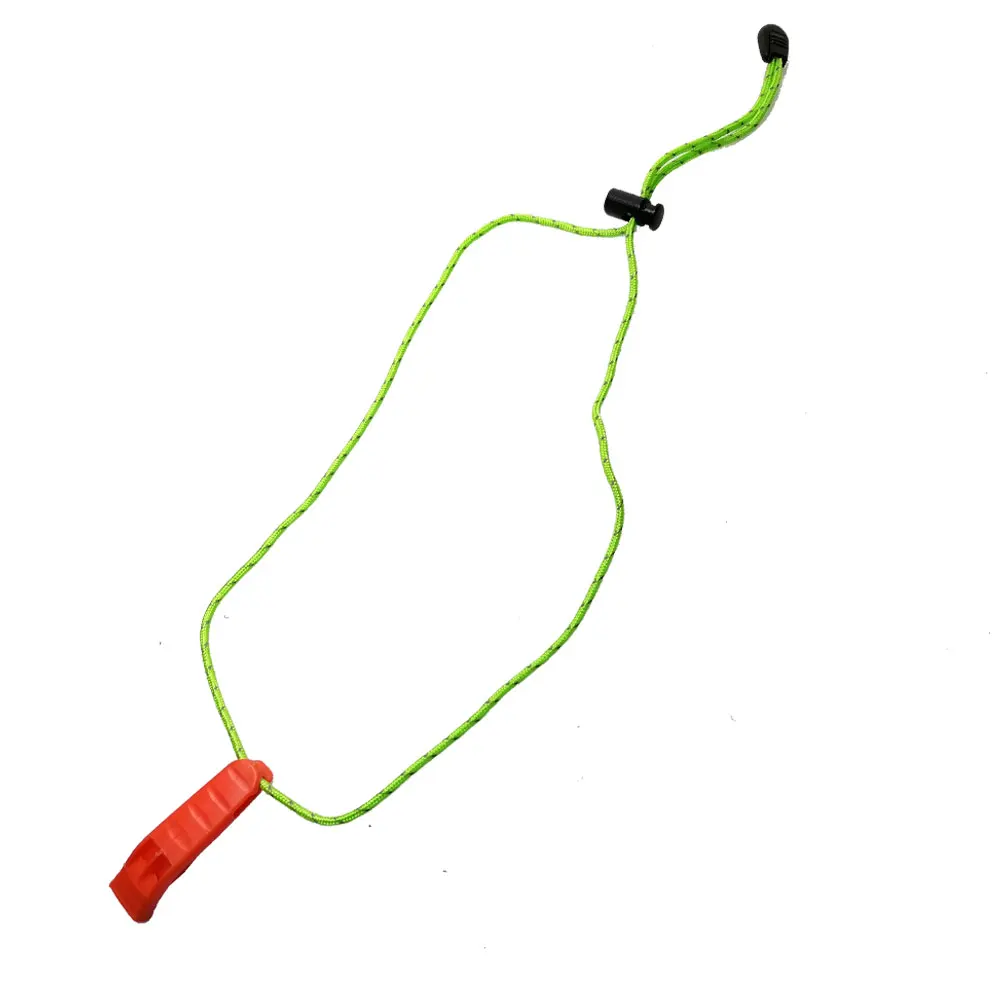 Plastic Emergency Survival Whistle Safety with Reflective Lanyard For Camping Hiking Swimming Raft Boat Watersports