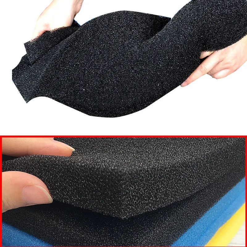 Aquarium Accessories Biochemical Cotton Filter Practical Fish Tank Pond Foam Sponge Filter Black Multiple Size 15 25 35 50PPI