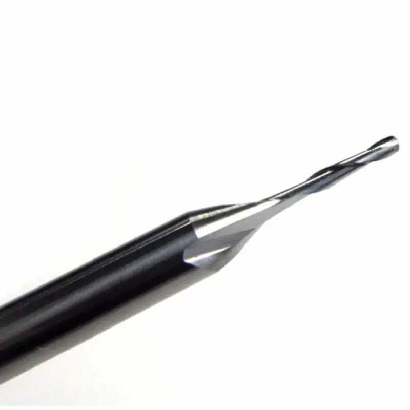 Imagem -05 - Carboneto Bola Nariz Fresa Gravura Roteador Bit Solide Carboneto Hotselling 63hf 10 Peças 1.5 2.0 2.5 3.175 mm