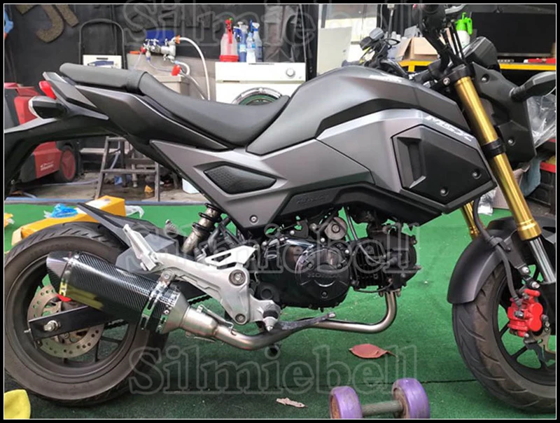 Universal Motorcycle AK Exhaust muffler Modified Scooter Silencer Pipe For Yamaha XJ6 MT07 R6 R1 R3 Z900 Z800 Z1000 K6 K7 K8 K9