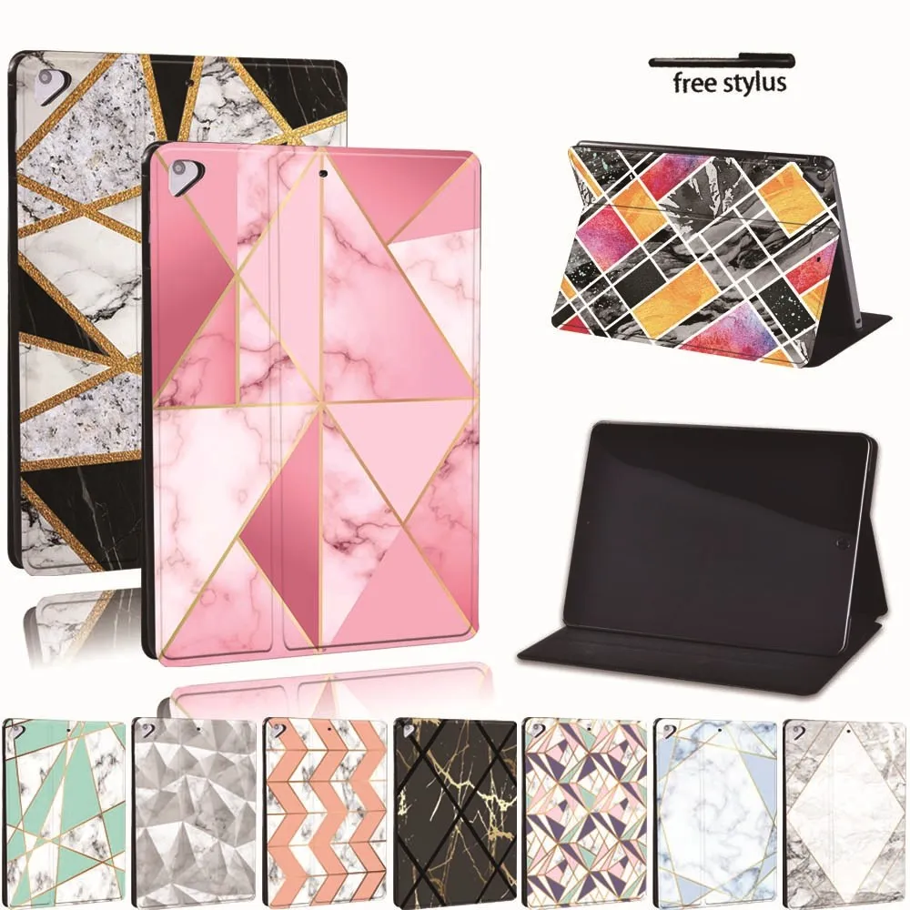 Case For iPad 2 3 4 5 6 7 8 9 10/Air 1 2 3 4 5/Pro 11 2018 2020 PU Leather Tablet Stand Folio Cover -Ultra-thin various colors