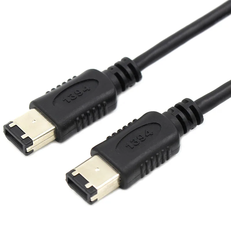 FireWire 400 6pin Line IEEE-1394B 6pin to 6pin Connection cable 1 m