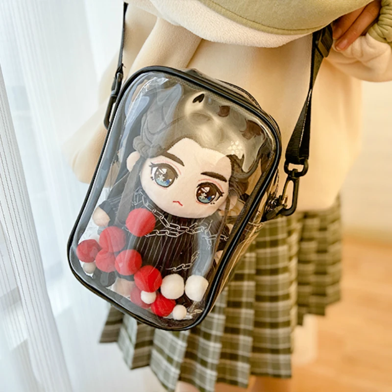 Transparent Bags Women Mini  Cross Body Simple Kawaii  Girls Leisure Shoulder  Fashion Daily All-match Ulzzang Harajuku