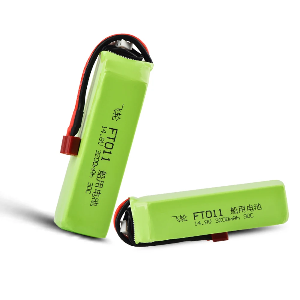 Lipo Battery 4S 14.8V 3200mah 30C T plug For FT010 FT011 RC boat RC Helicopter Airplanes Car Quadcopter