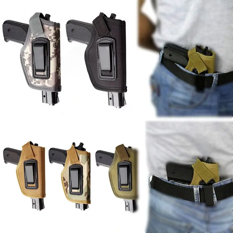 

Tactical Military Pistol Air Gun Holster Waist Case Bag Outdoor Hunting Shooting Accessories Gear Right Left Interchangeable