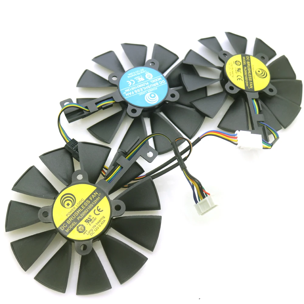 Ventilateur de refroidissement VGA pour ASUS RX 580/jas590 ROG STRIX GAMING, nouveauté, 87mm, PLD09210S12HH PLD09210S12M