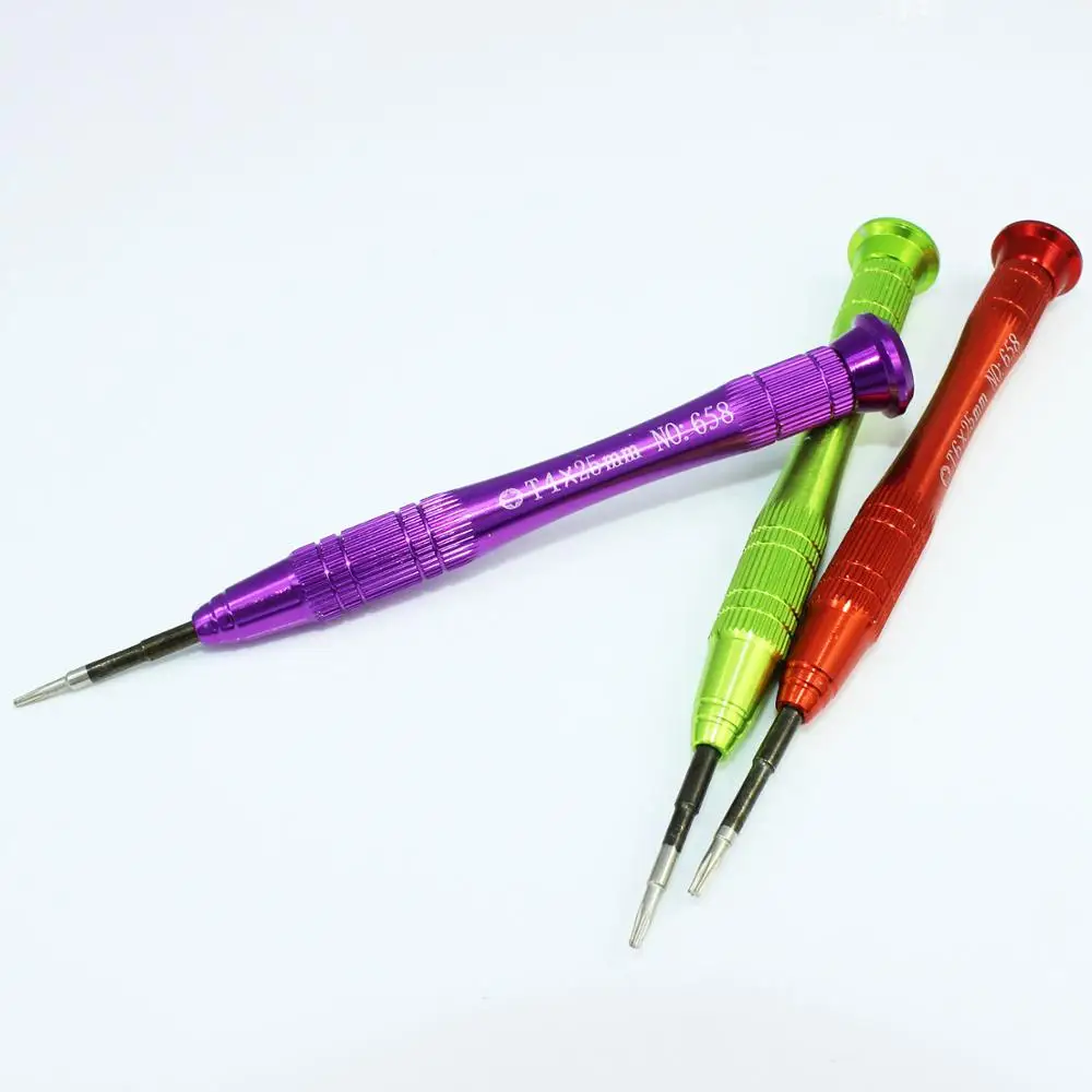 Destornilladores magnéticos para teléfono, herramienta de desmontaje, Phillips, 1,5mm, ranurado, 2,0mm, Torx, Pentalobe, tipo Y, T3, T4, T5, T6