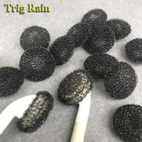 10pcs Filter Sponge Black Soft Foam Earbud Headphone Ear pads Replacement Sponge Covers Tips For Earphone MP3 MP4 Moblie Phone