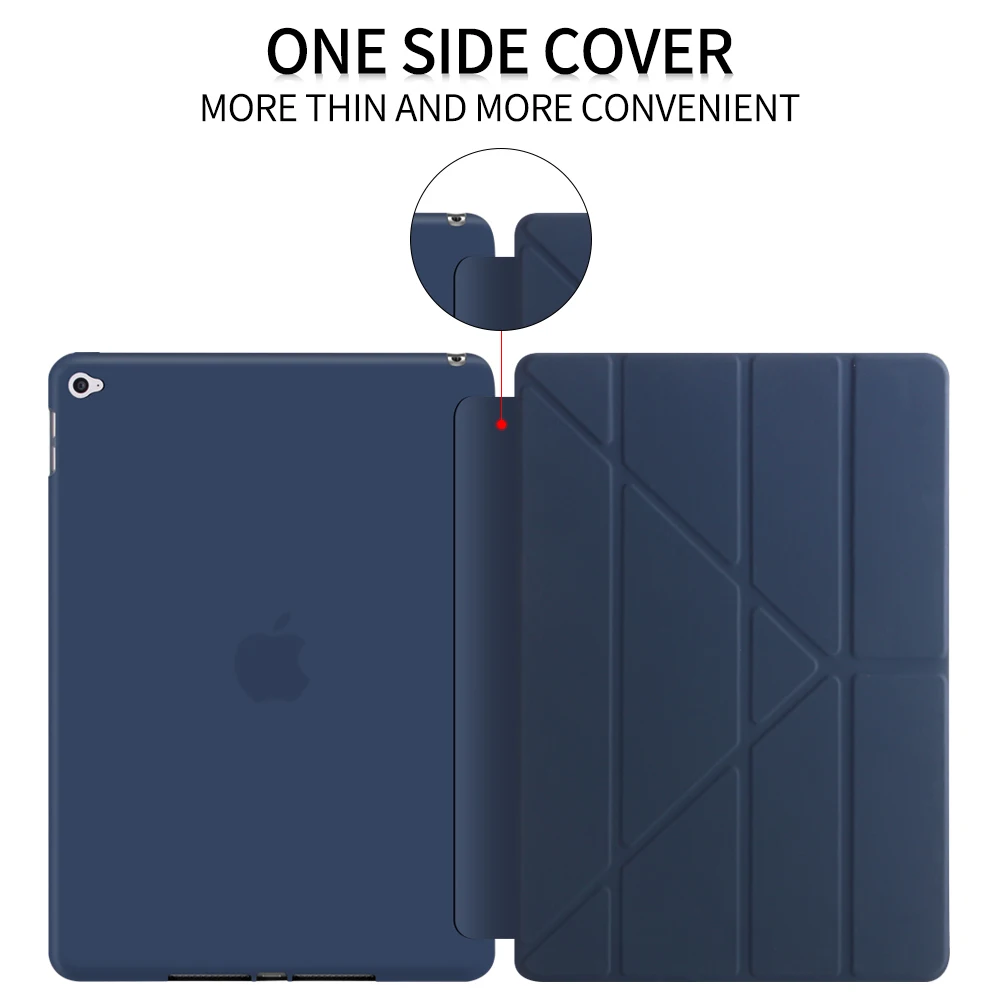 Smart Cover per iPad 10.2 Case 2021 2020 2019 custodia rigida per PC in pelle per iPad 10 2 9th 8th 7a generazione