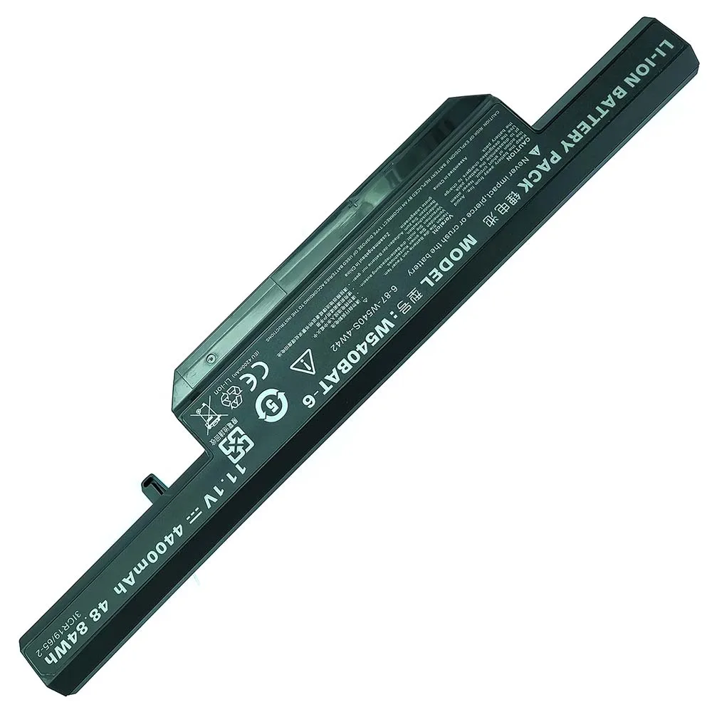 W540BAT-6 Laptop Battery for Clevo W540EU W54EU W550EU W55EU 6-87-W540S-4U42(11.1V 4400mAh 48.84Wh)