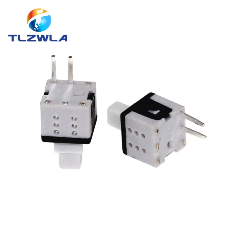 10pcs 5.8*5.8mm Self Locking Push Tactile Power Micro Switch Kit 2 3 6 Pin Button Switches 5.8x5.8