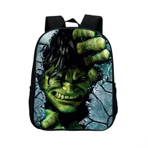 Cartoon School Bags for Children, Small Backpack for Kindergarten, Children present, Hulk, Baby, 12 8 Main Sales Hulk Backpack - №8