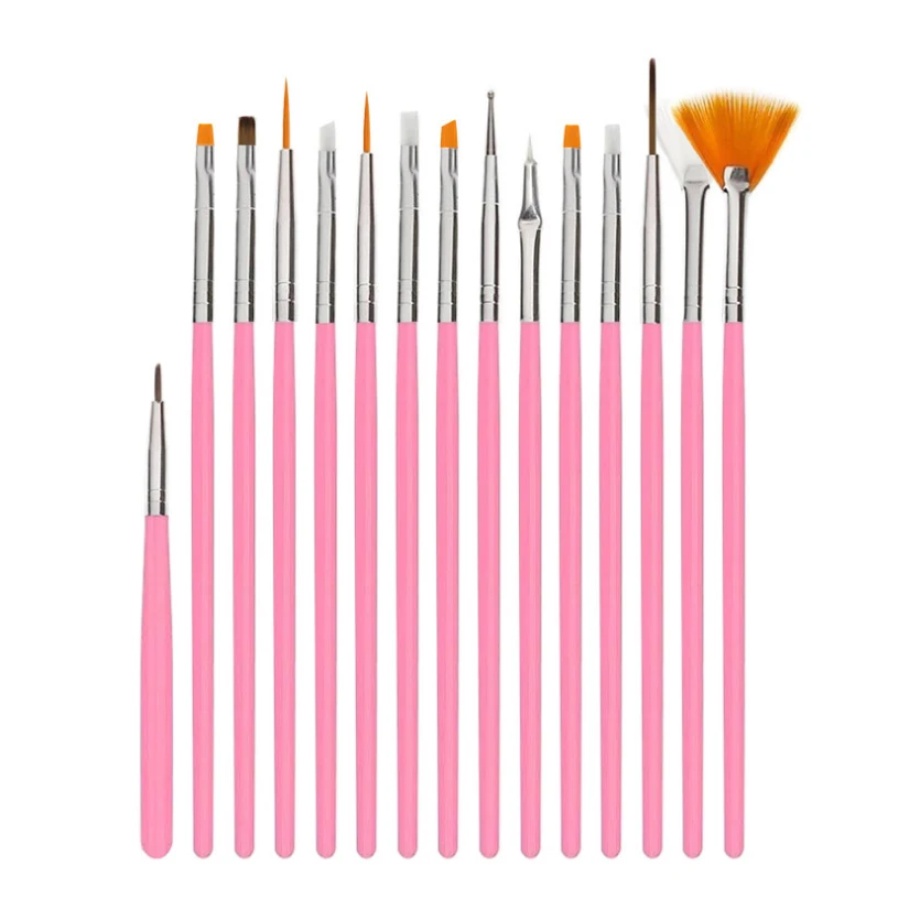 15 Pcs/set Fondant Cake Brush Pen Baking Accessories Multifunction Icing Pastry Cookie Cupcake Painting Sugarcraft Tools