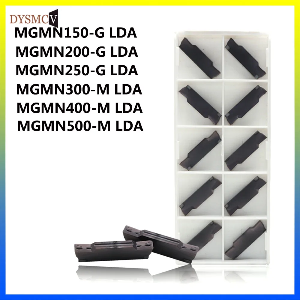 DESKAR100 % Gốc MGMN150-G LDA 200-G 250-G 300-M 400-M Tiện Bằng Máy CNC Grooving Và Biến Carbide Miếng Lót Cho Thép Không Gỉ
