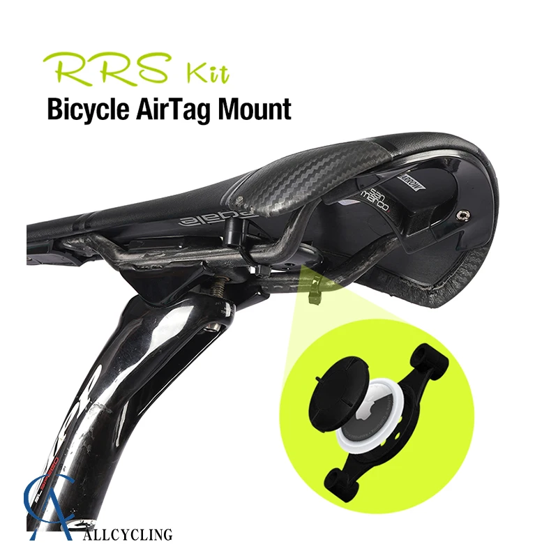 Rrskit Bike Bottle Holder Locator Protective Case For Apple Airtag GPS Locator Tracker Keychain Bike Seat Arch Bracket Cage