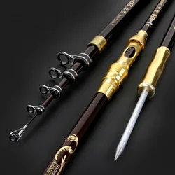 Carbon Spinning Fishing rod 3.9m 4.2m 4.5m Sea Rod Long Throwing Rod Travel Telescopic Carp Pole Strong Powerful Casting Rod