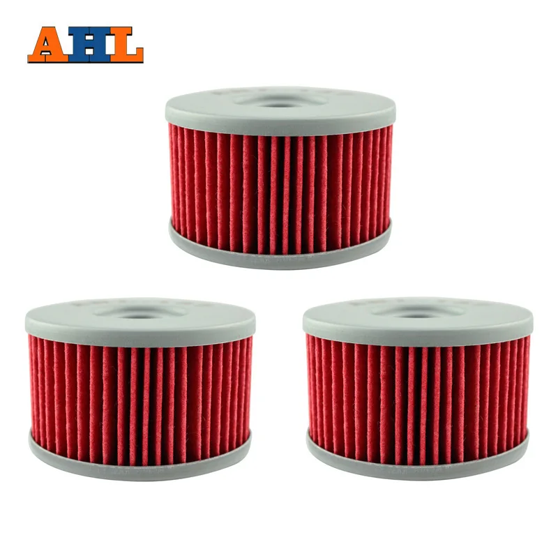 AHL 137 3pcs Oil Filter FOR SUZUKI XF650 Freewind 97-02 S40 DR-650SE DR-600 DR 500 S DR750 DR800 LS650 Savage RSE SP500