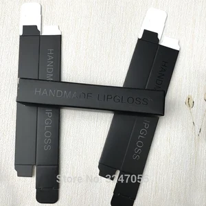 DIY -Paketbox für Lipgloss -Röhre, schwarze Fakultätsbox, leer, Großhandel, 2*2*12 cm 8 Hauptverkäufe Caixa Gloss Lippe - №5