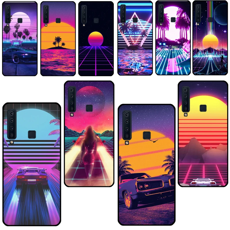 Vaporwave 80's Retro Neon Synthwave For Samsung Galaxy A3 A5 2016 J1 J3 J4 J5 J6 J7 2017 J2 Core J8 A9 A8 A6 2018 Phone Case