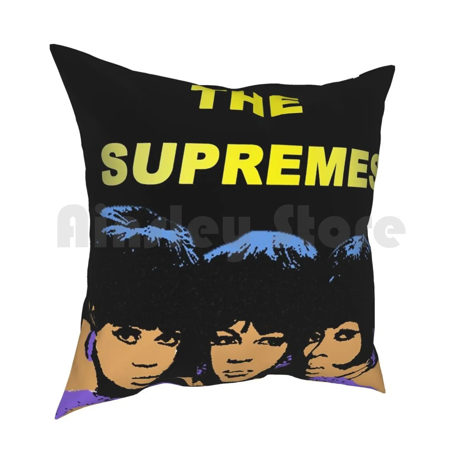 The Pillow Case Printed Home Soft DIY Pillow cover The Motown Music Diana Ross Queen Pop Flo Ballard Mary Love