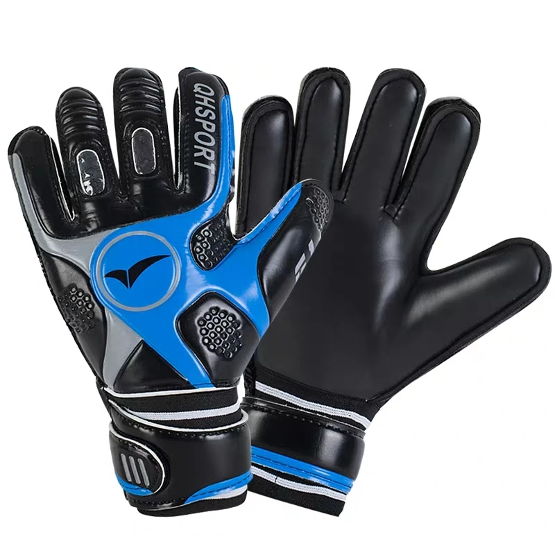 No fingersave Football goalkeeper gloves with fingertips latex breathable non-slip gantry gloves children goalkeeper gloves