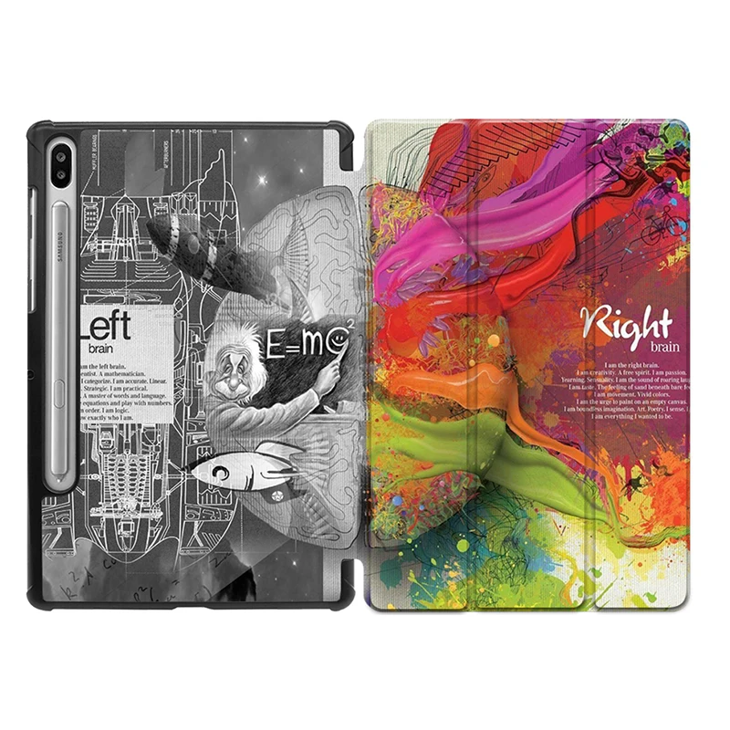 Imagem -06 - Capa Mtt para Samsung Galaxy Tab s6 s4 S5e Tab a 10.5 Tab s7 Plus 12.4 s7 11 Polegadas Couro Flip Suporte Magnético Capa Inteligente Funda