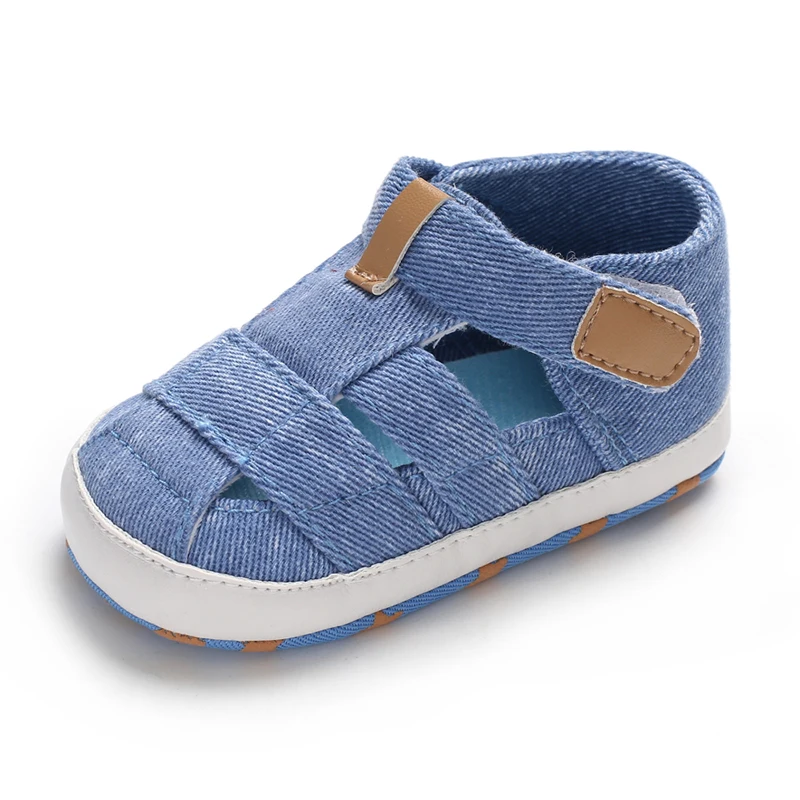 2021 New Baby Soft Soles Breathable Comfort Summer Sandal 0-18 Months Baby Toddlers in Solid Color