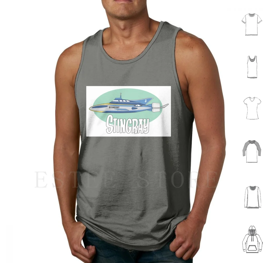 Stingray Tank Tops Vest Rbpartnerprogram Captainscarlet Stingray Troy Tempest Marineville Spectrum Schematic Elevation