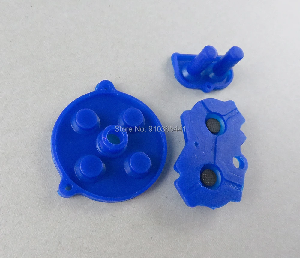 1 مجموعة استبدال أزرار موصلة مطاطية ملونة A-B D-pad لـ نينتندو GameBoy Advance GBA لوحة مفاتيح موصلة من السيليكون #4