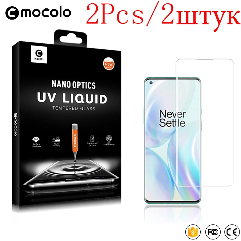 2 ชิ้น Mocolo UV เต็มหน้าจอกระจกนิรภัยฟิล์มสําหรับ One Plus Oneplus 7 7 ...