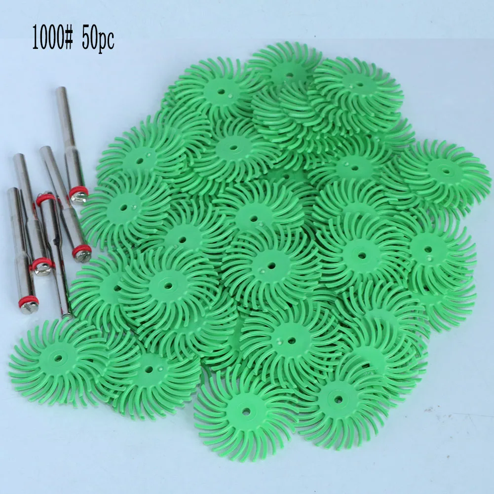 1 Zoll Radial Bristle Disc Kit Schleifbürste 1/8 Zoll 3 2,35 mm Schaft Detail Polierscheibe für Dremel Drehwerkzeug-Zubehör – Detail 7