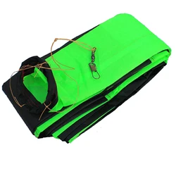 Spedizione Gratuita Outdoor Fun Sports Kite Accessori/30m Nero con Verde 3D Coda Per Delta aquilone/Prodezza/software aquiloni Bambini