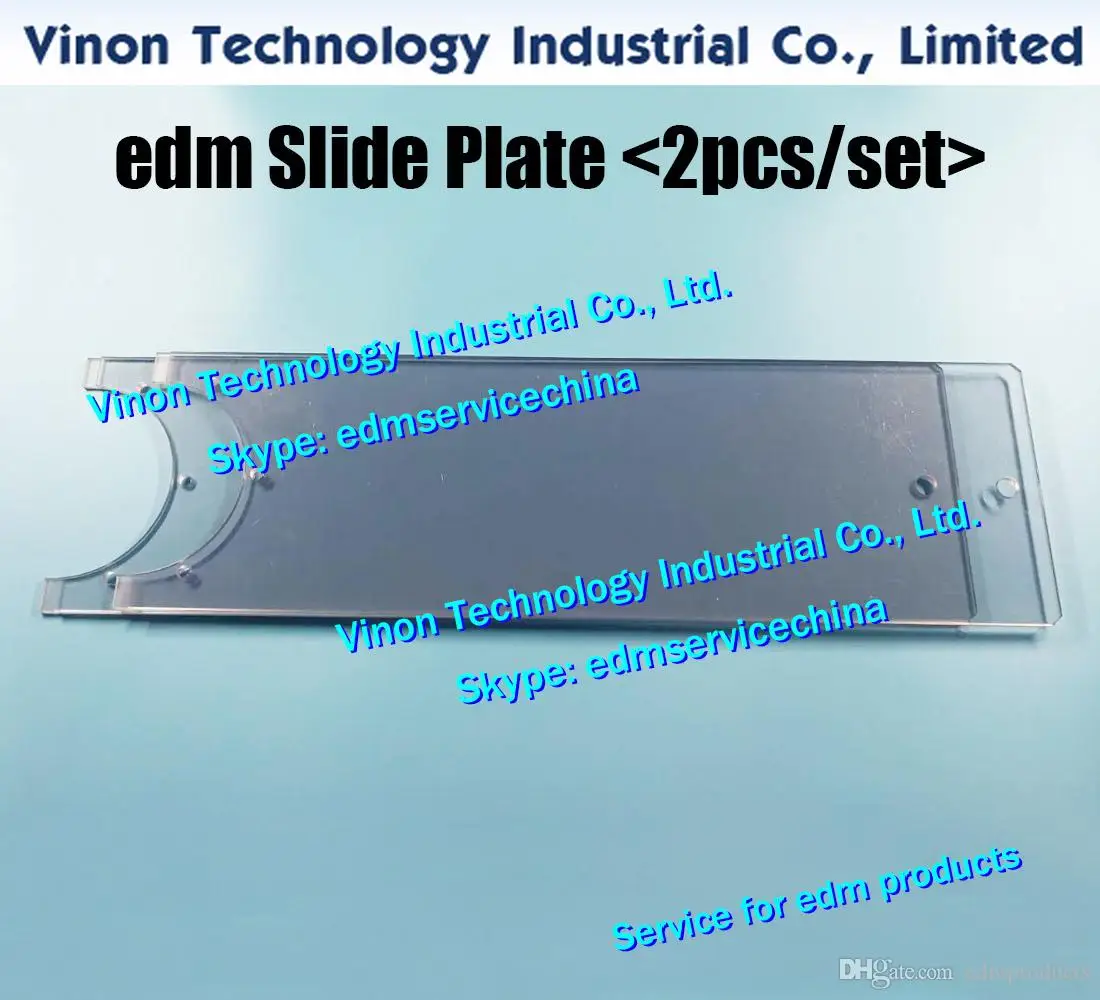 (2pcs/pack) AD325L edm Slide Plate A+B Set for S odic AD325L Wire Cut EDM Machine 11252PA use good acrylic material