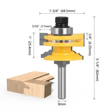 Adjustable Glass Door Router Bit #6