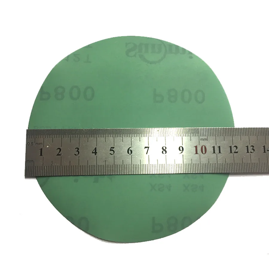 5-50Pcs 5นิ้ว125Mm 600-2000กรวดฟองน้ำกระดาษทรายFlocking Disc Sandingกระดาษสีเขียวขัดเครื่องมืออุปกรณ์เสริม
