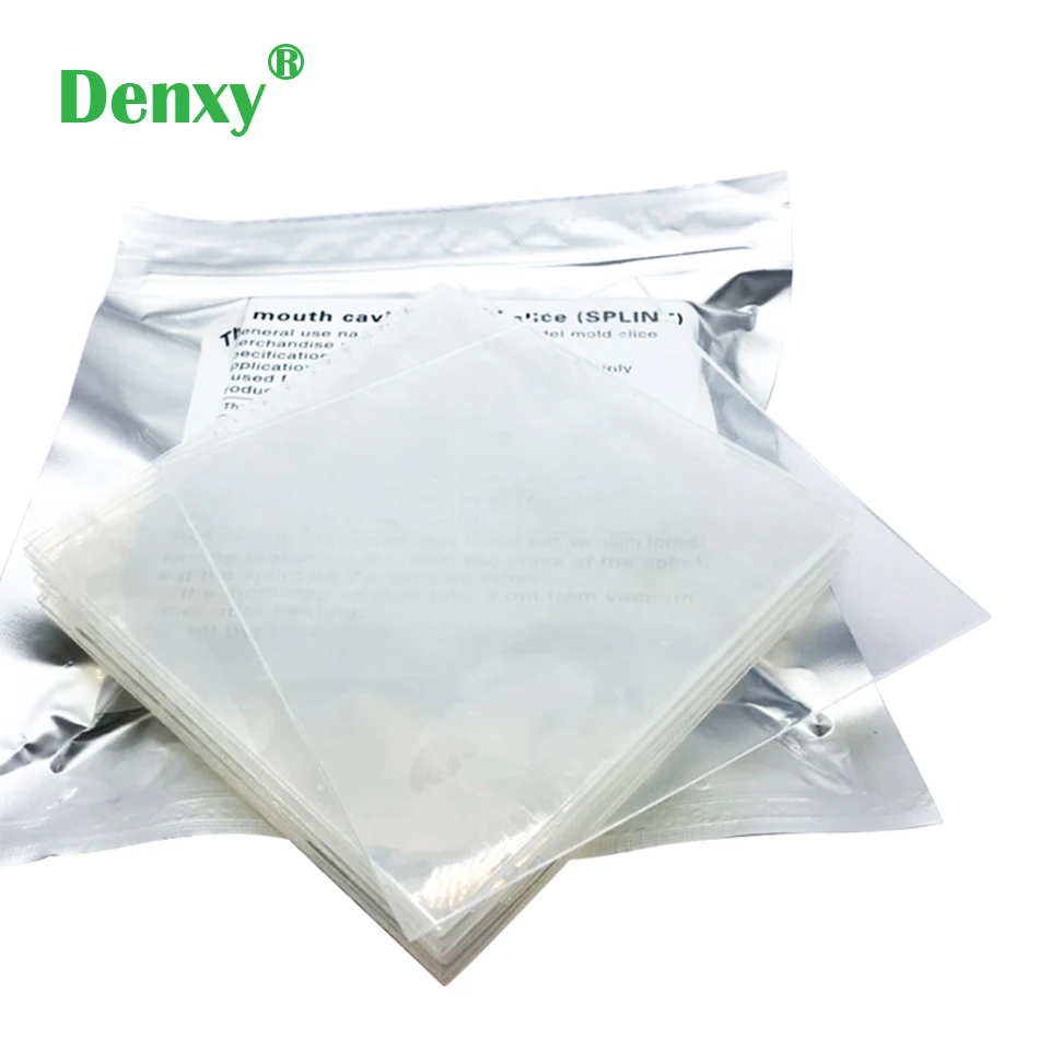 

Denxy 1pack Ortho vacuum forming sheet Square Dental Lab Splint Retainer Orthodontic Sheet Thermoforming Material Vacuum Forming