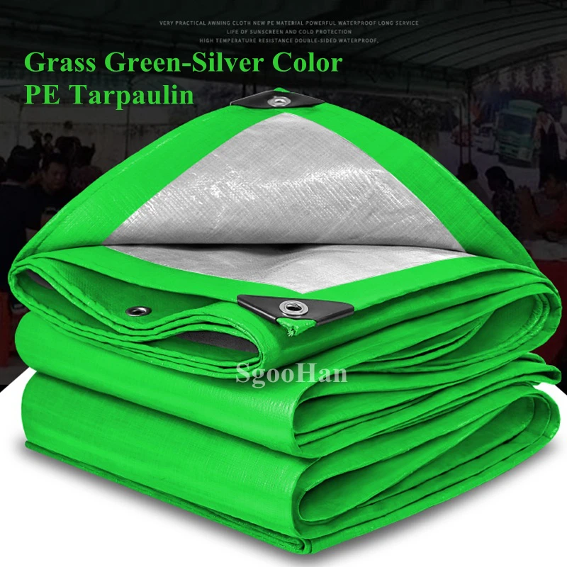 0.32mm PE Tarpaulin Rainproof Cloth Garden Shading Sail Outdoor Awning Boat Truck Canopy Tarp Dog House Cover Waterproof Cloth