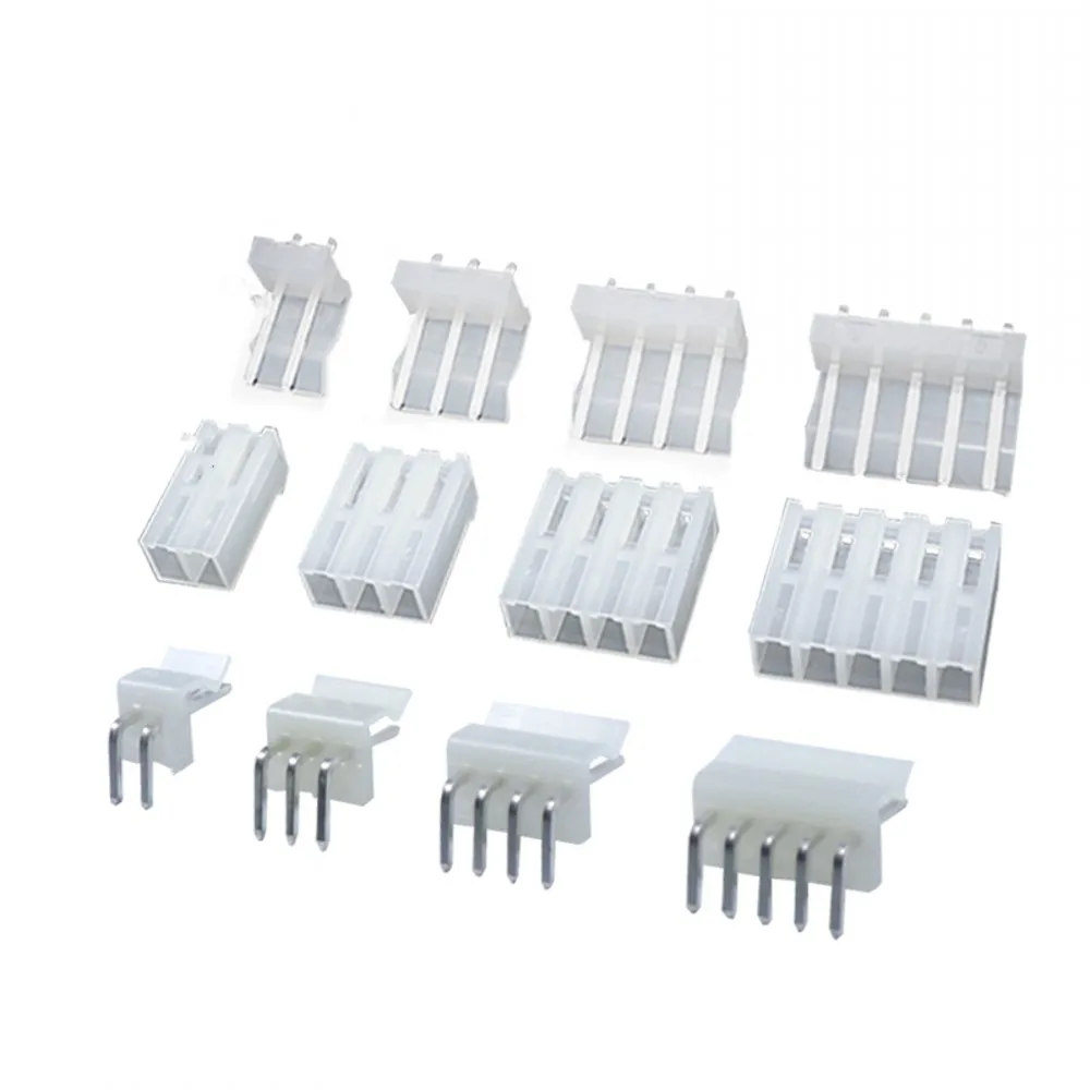 500 Stück CH3.96 2/3/4/5/6/7/8/9/10 Pin JST-Stecker 3,96 mm Rastermaß gerade gebogene Nadelstiftleiste Haltung ch3.96-2p/3p/4p/5p/6p – Detail 3