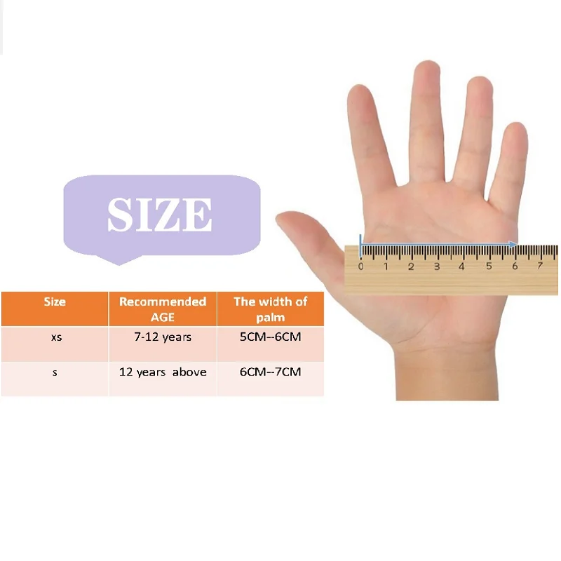 100/20pcs Disposable children gloves Nitrile Latex Glove for kids Thickened Schooling gloves Home Cleaning Rubber blue