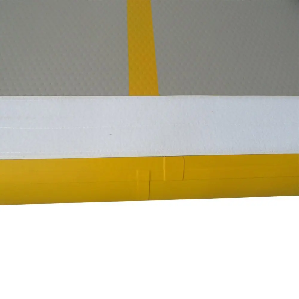 Spedizione Gratuita 6x2x0.2m Giallo Gonfiabile Ginnastica Airtrack Pavimento Tumbling Air Track Per I Bambini Con Una Pompa