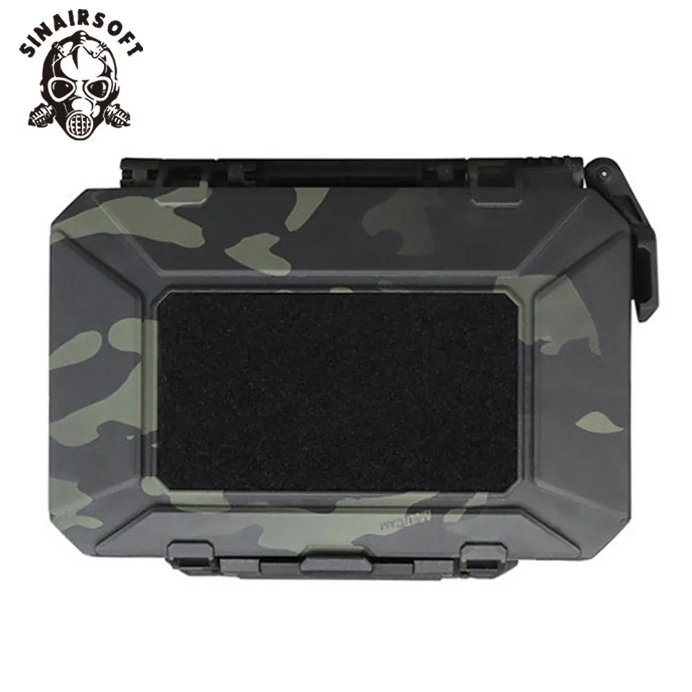 SINAIRSOFT Custodia di sicurezza tattica per pistola con imbottitura in schiuma Airsoft Custodia per pistola Scatola protettiva Cassetta degli attrezzi Valigia Accessori per la caccia