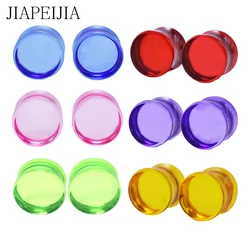 Colored Acrylic Ear Tunnels Gauge Ear Expander Plugs Stretcher Earring Piercing