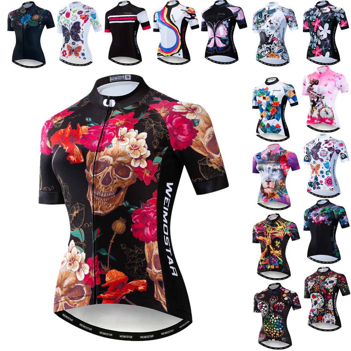 

Women Cycling Jersey Roupa Ropa De Ciclismo Summer Short Sleeve Mountain Bicycle Clothing Breathable MTB Bike Jersey