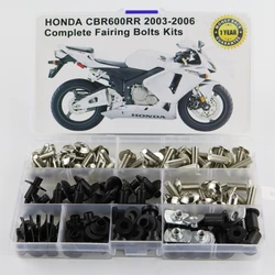 Fit For Honda CBR600RR 2003 2004 2005 2006 Motorcycle Complete Full Fairing Bolts Kits Screws Washer Fastener Nuts Steel