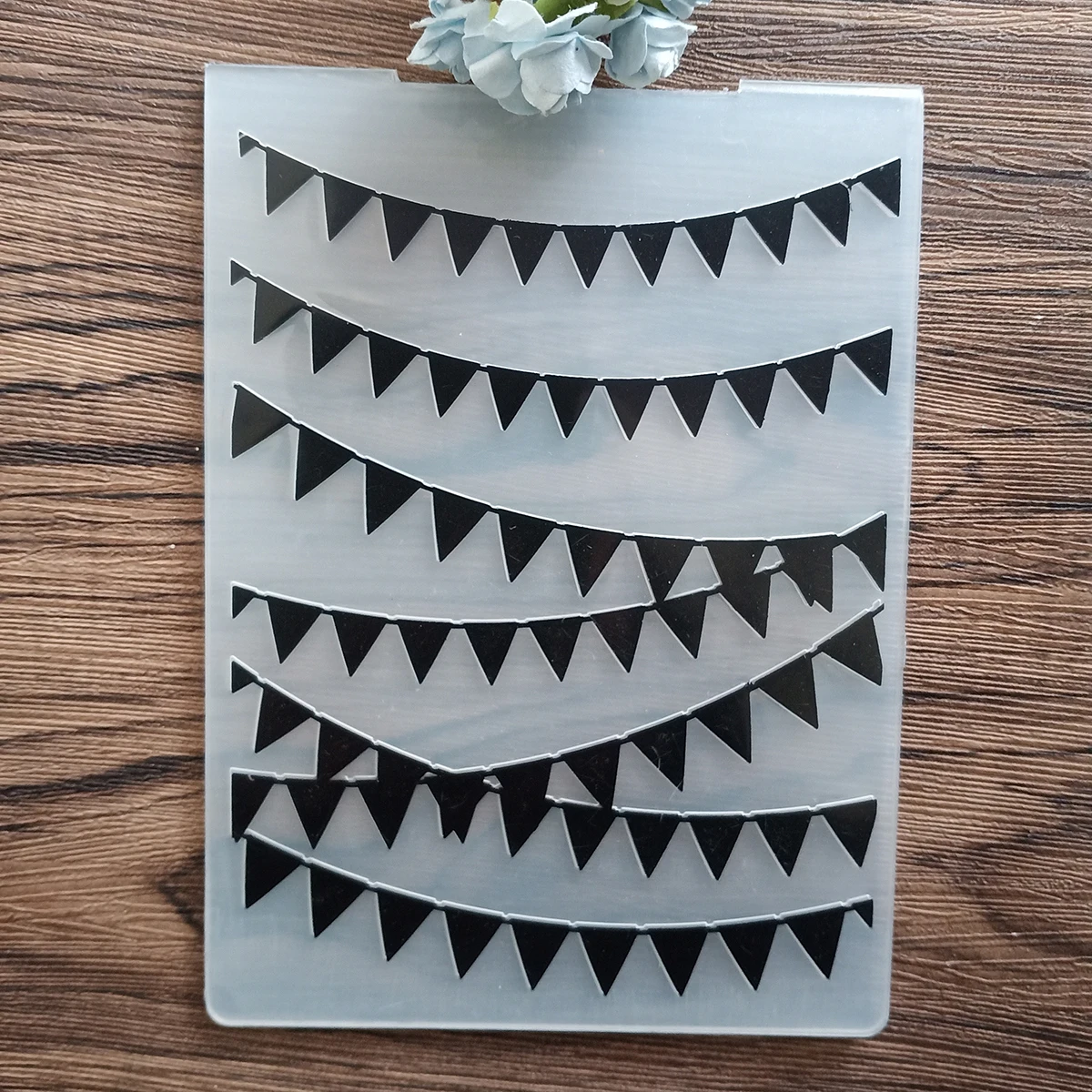 3D Birds/Flowers/LOVE/Greetings/Bunting Design Plastic Embossing Folder For Scrapbooking DIY Photo Album Card Making Crafts