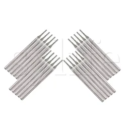 20 pcs 1.2mm Silver Bowlder Gems Diamond Coated Drill Bits Shank 2.3mm