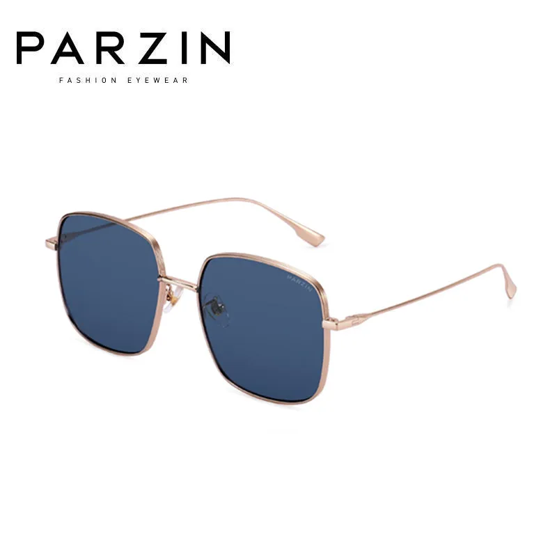 PARZIN Sunglasses For  Women Vintage Rectangle Metal Female Sun Glasses Ladies Eyewear UVA/UVB 92028