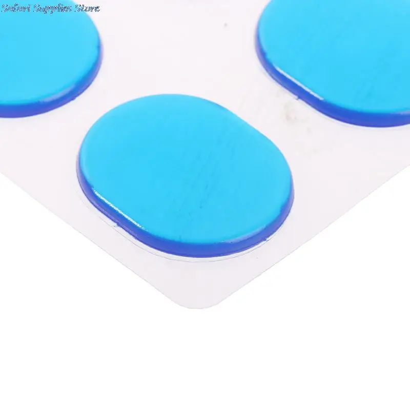 6Pcs/Sheet Pieces Drum Damper Gel Pads Silicone Drums Silencer For Drums Tone Control Percussion Instrument Accessories